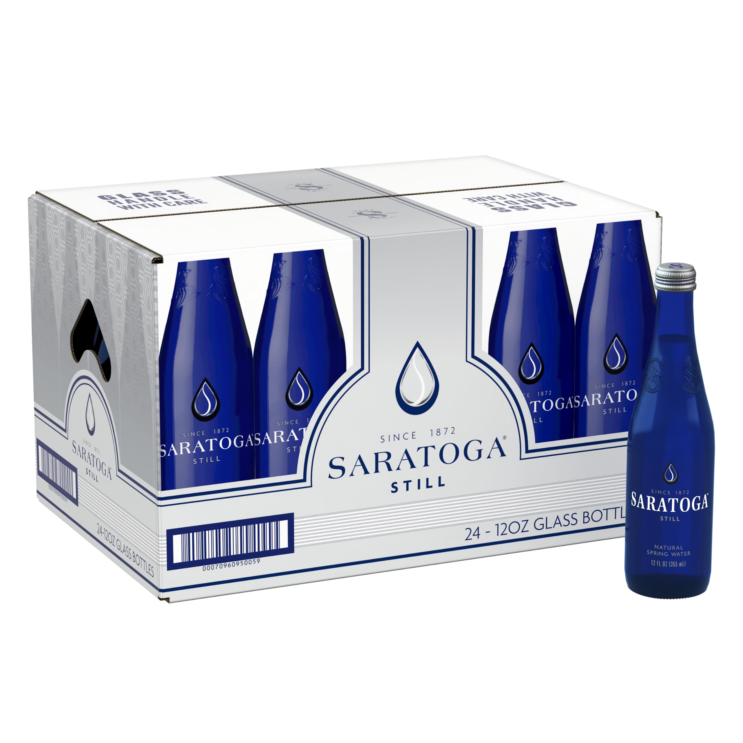 Saratoga 12oz (24-Pack) - Glass Bottles