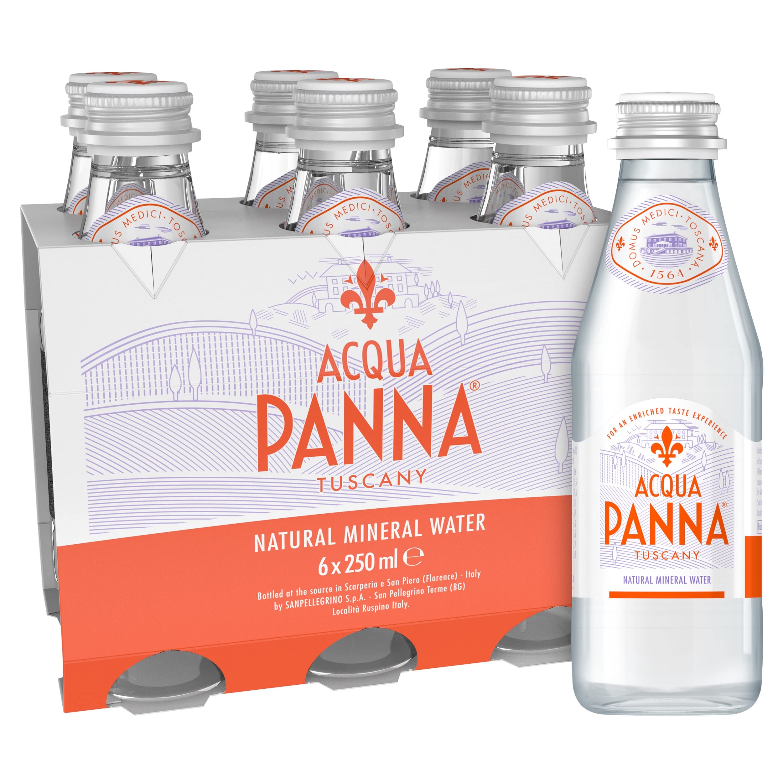 Acqua Panna 250ml (6-Pack) - Glass Bottles