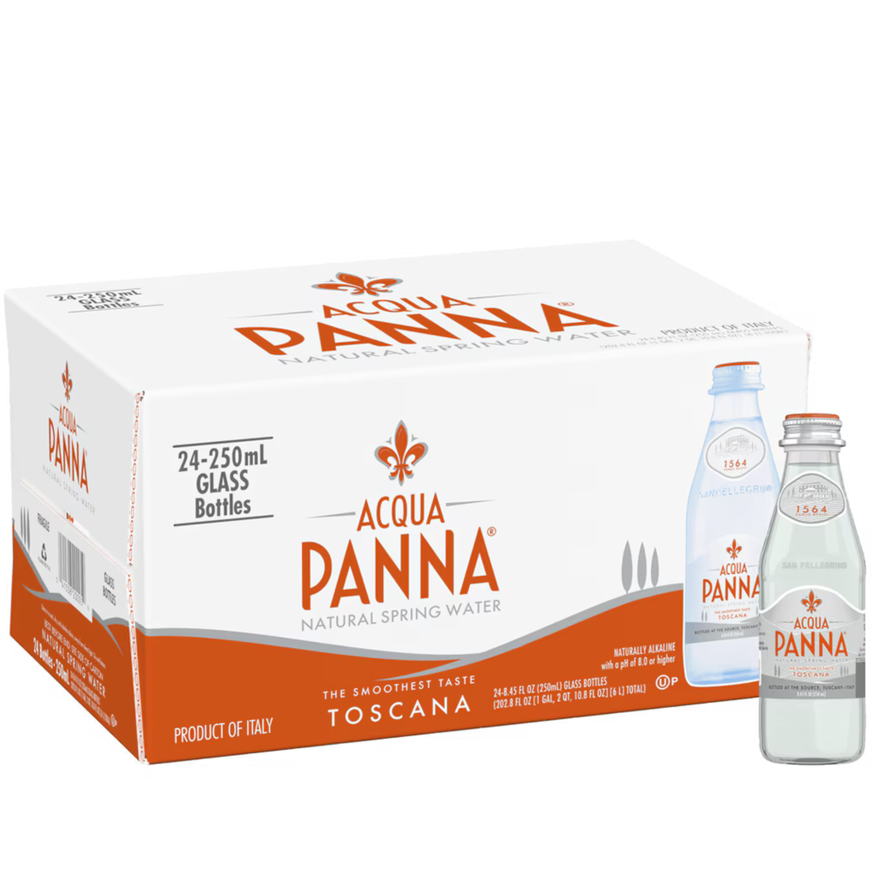 Acqua Panna 250mL (24-Pack) - Glass Bottles
